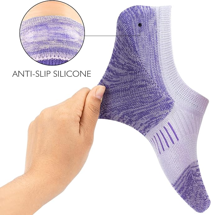 Gonii Womens No Show Socks Athletic Ankle Socks Cushioned Running Low Cut 5-8 Pairs