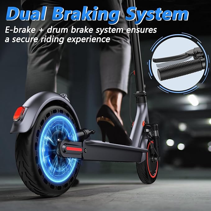 MAXSHOT Electric Scooter for Adults, 8.5/10/14" Tires, 19/22Mph, 350W/500W Motor, 21-28 Miles Range, Folding E-Scooter with Dual Suspension,APP(V1/SPRO/MAX/PRO/X1/X1PRO/PR)