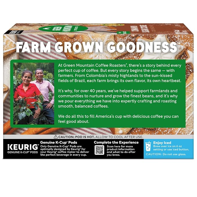 Green Mountain Coffee Roasters Cinnamon Sugar Cookie Coffee, 10 Count