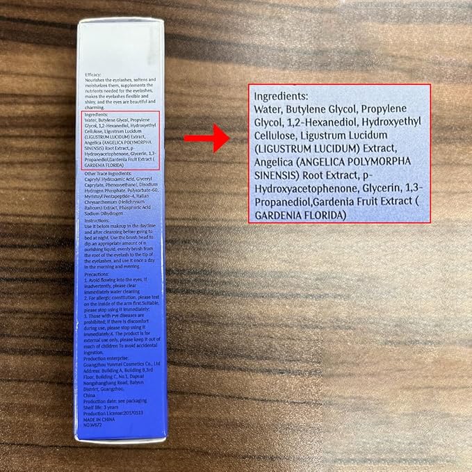 W3W Eyelash Growth Serum for Longer, Thicker Lashes – Peptide & Botanical Lash Enhancer with Myristoyl Pentapeptide-4, Helichrysum & Angelica Root Extract – Natural Lash & Brow Serum (4ml)