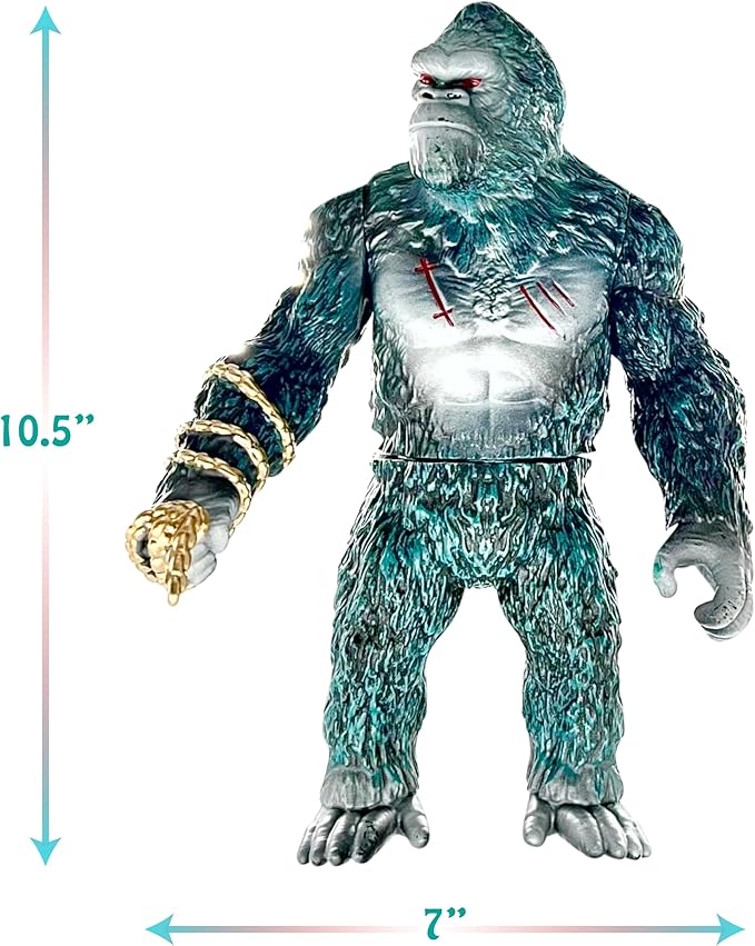 TwCare King Kong vs Godzilla Action Figure Fight Mode Gorilla Ape Solid Wild Movie Series, Travel Bag