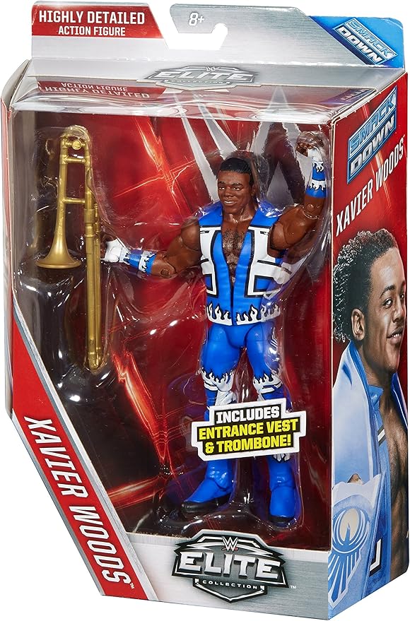 WWE Elite Figure, Xavier Woods