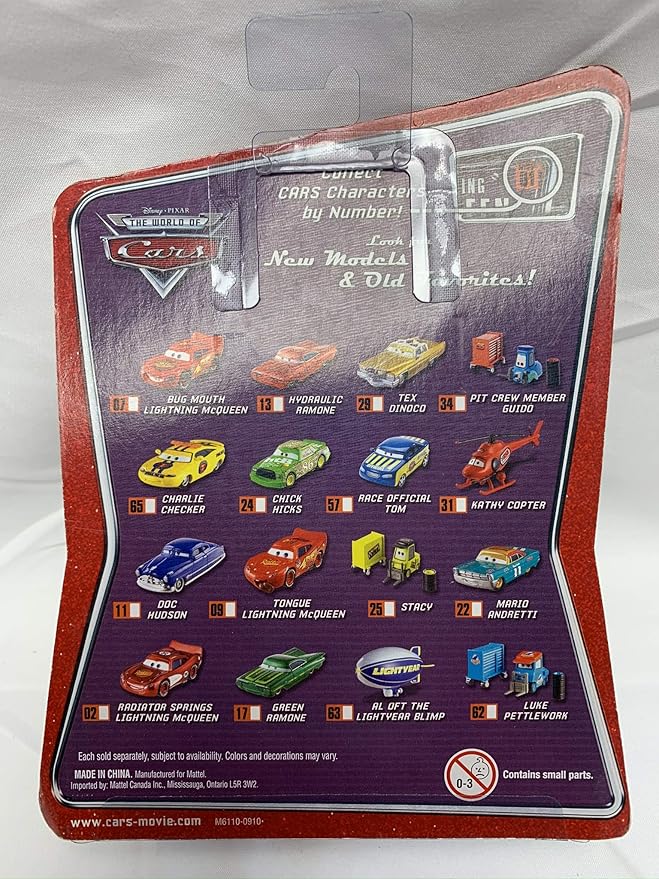 New Disney Pixar Cars Series 3 World Of Cars - Stacy (Leak Less Pitty)