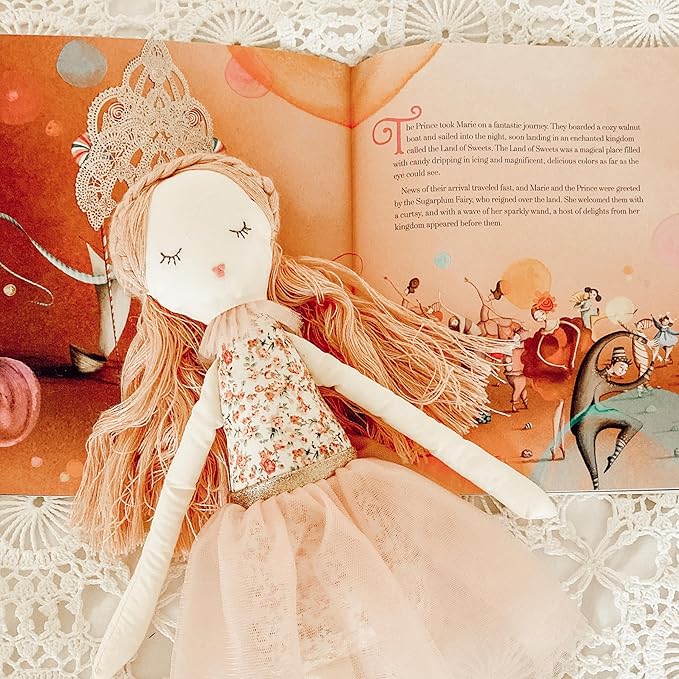 Mon Ami Rose Scented Designer Plush Doll, Fun Adorable Stuffed Toy Gift for Little Girls or Boys, Baby, Toddlers and pre-School Kids, Use as Toy or Room Decor, Great Gift for Kids, 20"