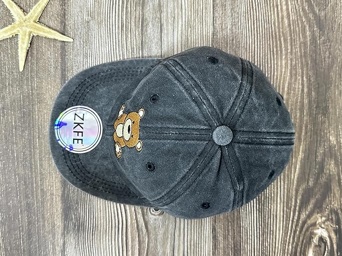 Embroidered Animal Baseball Hats for Boy and Girl