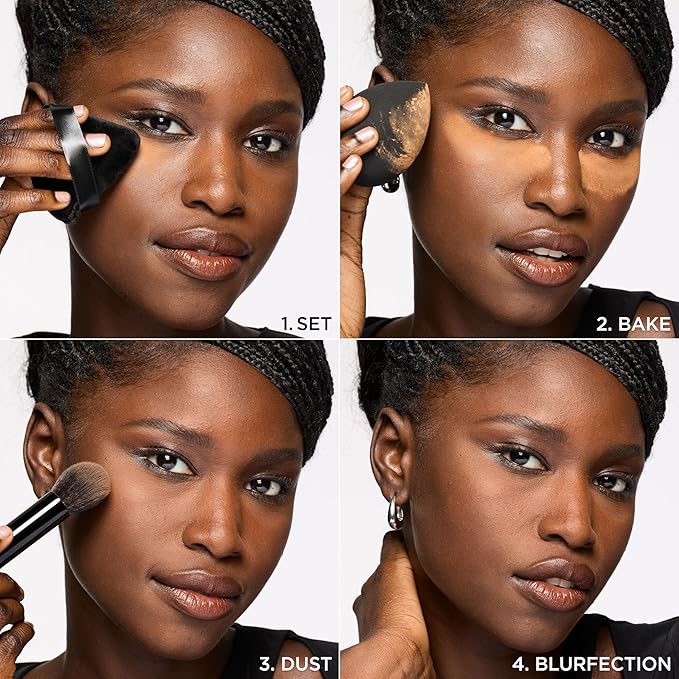 L'Oreal Paris Infallible Blur-fection Longwear Loose Setting Powder, Blurring Face Powder With Up to 24HRs of Wear, Translucent Medium Deep, 1 Kit