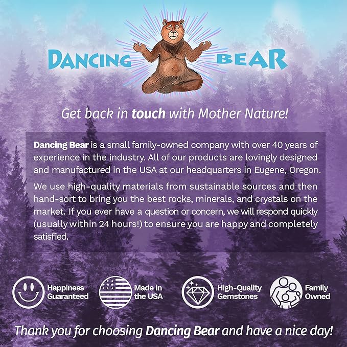 DANCING BEAR Gemini Zodiac Healing Crystals Gift Set (14 Pc): 9 Stones, 18K Gold-Plated Constellation Necklace, Meteorite, Succulent Candle, Palo Santo Smudge Stick, and Info Guide, Made in The USA
