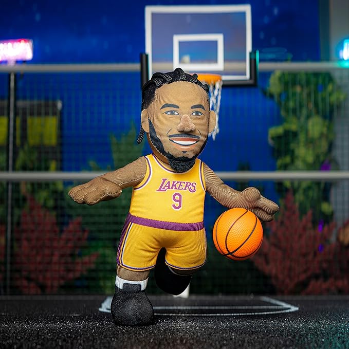 Bleacher Creatures Los Angeles Lakers Bronny James 10" NBA Plush Figure - A Legend for Play or Display