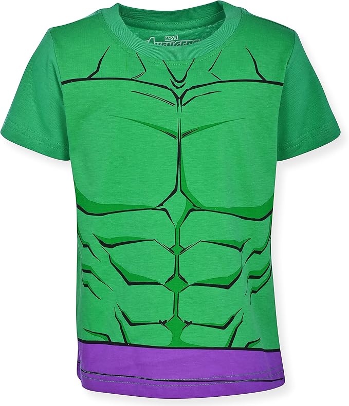 Marvel Boys' Marvel Avengers Boy's 4-Pack Superhero Short Sleeve Tee Shirt Set