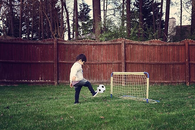 Botabee Mini Soft Kids - Soccer Balls for Toddlers & Babies - Perfect for Developing Motor Skills and Safe Play Indoors and Outdoors -Toddler Soccer Goal Toys & Baby Soccer Goals (Pack of 3)