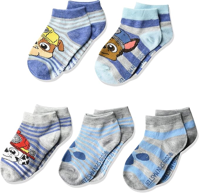 Paw Patrol Girls 5 Pack Shorty Socks