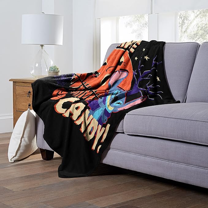 Northwest Lilo and Stitch Silk Touch Throw Blanket, 50" x 60", Gimme Candy