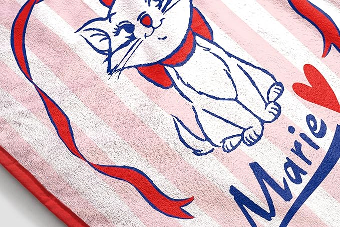 Jay Franco Kids Plush Throw Blanket – Soft & Cozy Fleece Throw for Bedroom & Couch Décor, Official Licensed Product, Multi - Aristocats, 40x50 - Travel Blanket