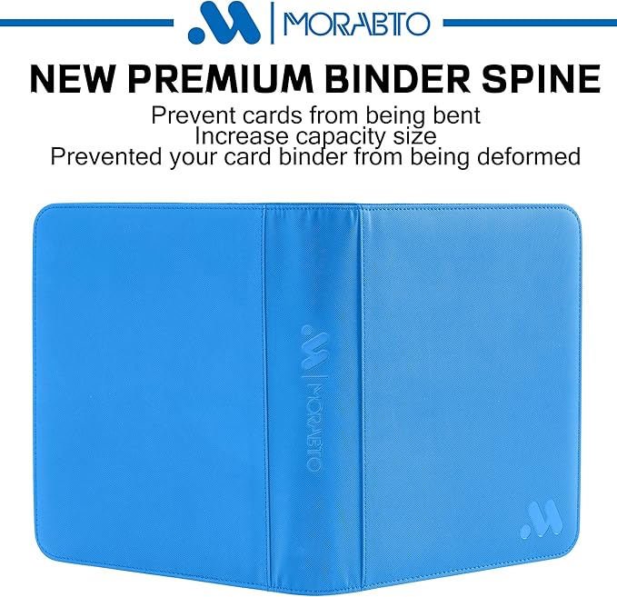 Top Loader Binder, Holds 128 Top Loaders,4 Pocket Top Loader Binders for 3" x 4" Rigid Cards,Card Album Folder for Hard Plastic Top Loaders