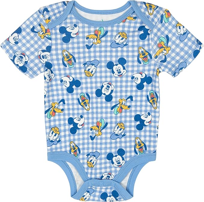 Disney Baby 5 Pack Bodysuits Newborn to Infant Sizes (Newborn - 24 Months)