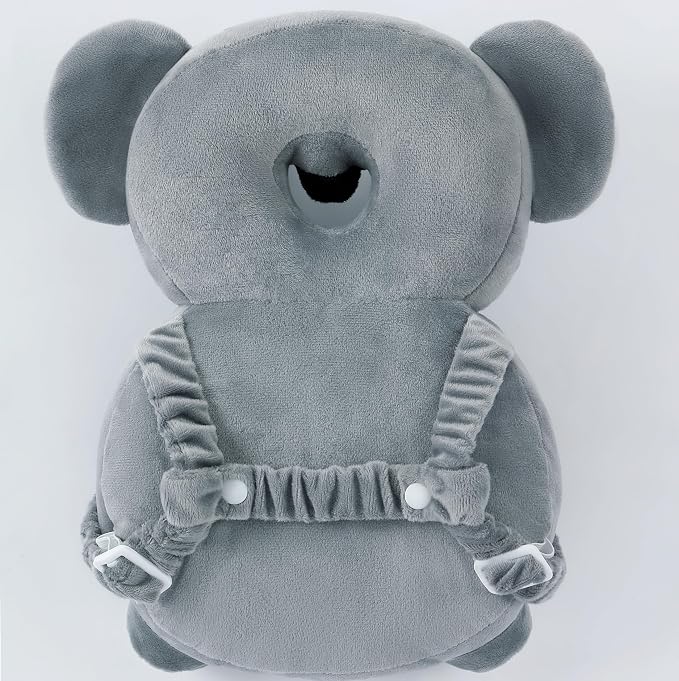 Feidoog Baby Head Protector Cushion Backpack with 3 Knee Pads for Walking & Crawling,Koala