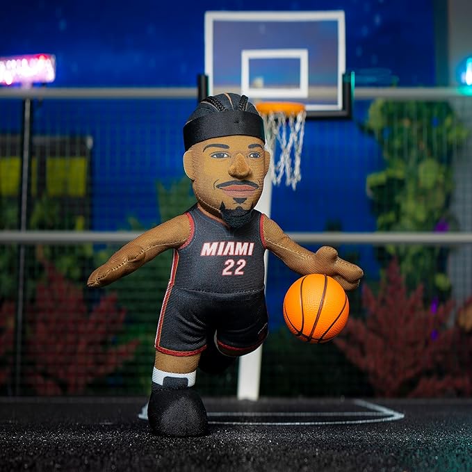 Bleacher Creatures Miami Heat Jimmy Butler 10" Plush Figure- A Superstar for Play or Display