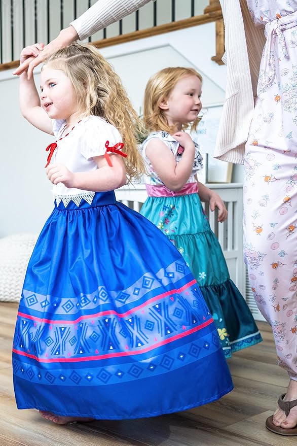 Little Adventures Strong Princess Dress Up Costume - Machine Washable Girl Child Pretend Play Party Outfit