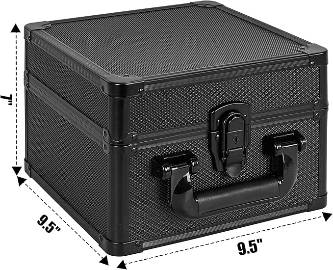 Graded Card Case - Aluminum Alloy Graded Card Storage Box Compatible with 60+ Card Slabs, Sports Trading Card Case Fits PSA, CSG, BGS and Top Loaders