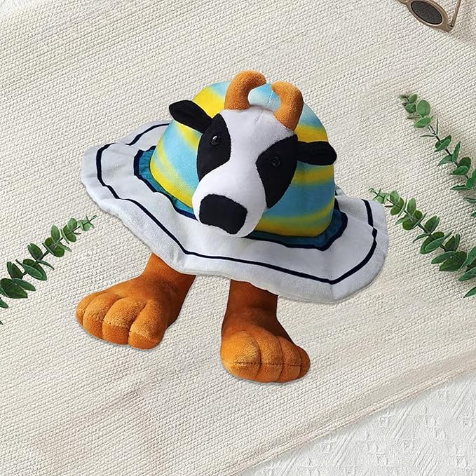 Zenitsu La Vaca Saturno Saturnita Plush Italian Brainrot Expressive Doll Funny & Unique Gift for Boys and Girls, Creative Home Dรฉcor Plush Toy for Christmas, Birthday