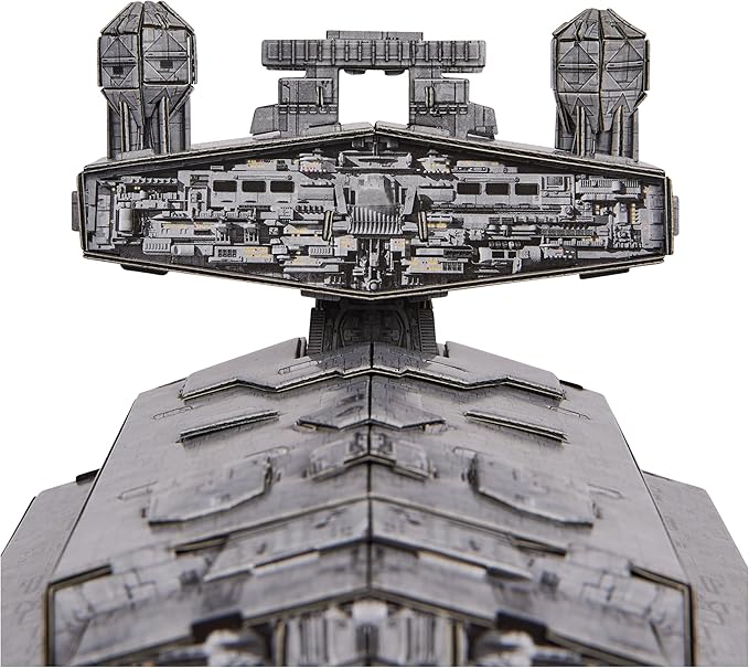 4D Build, Star Wars Deluxe Imperial Star Destroyer 3D Model Kit, Fantasy Collectible, Adult Puzzle, for Ages 12 & Up