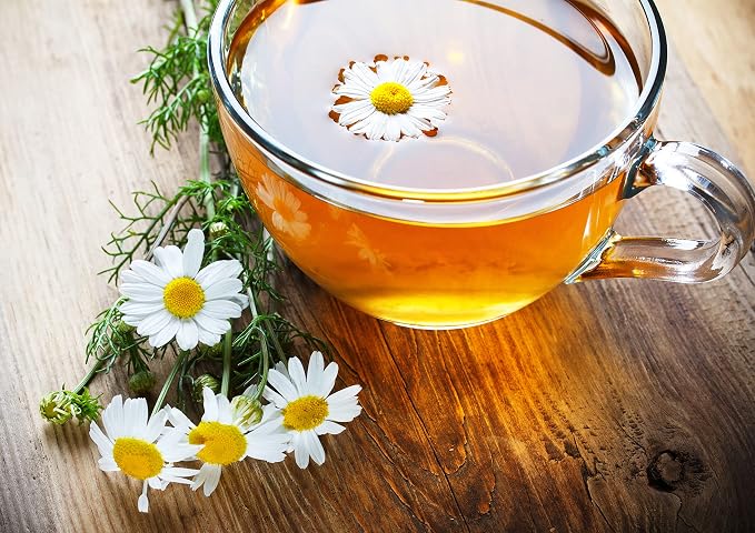 Cha4Tea 36-Count Pure Chamomile Herbal Tea Pods Compatible with Keurig Brewers - Bedtime/Sleep-Well/Nightly Calm/Relaxing Tea