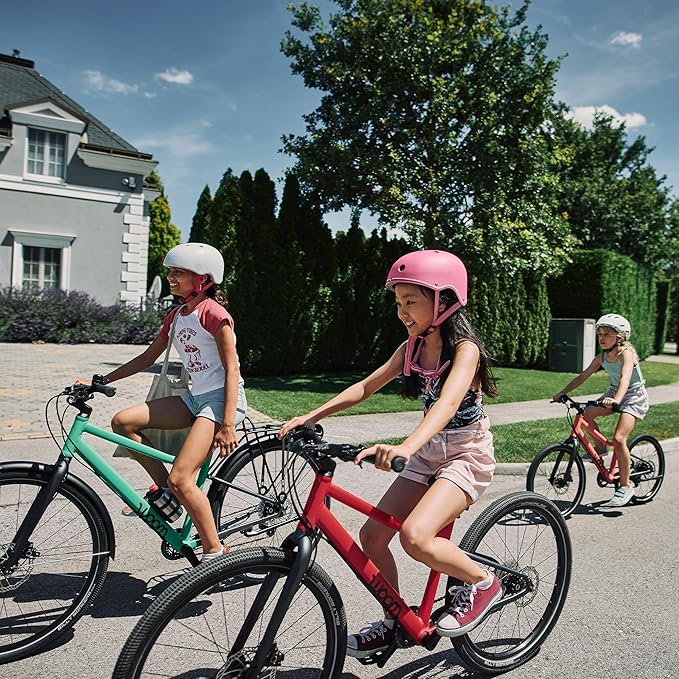 woom Explore 4 Kids’ Bicycle, 20-Inch, 7-Speed Twist Shifter for Advanced Riders, Road & Mountain Ready Bike with Powerful Disc Brakes for Boys & Girls