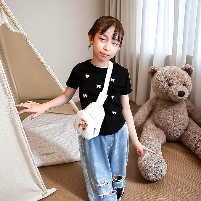 Golden Retriever Mini Sling Bag, Crossbody Bag, Toddler Purse For Kids Girl, Birthday Gift For 4 5 6 7 8 9 10 11 12 Year Old Gifts For Daughter, Granddaughter, Sister, Niece!