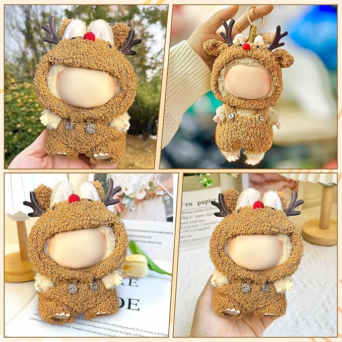 Clothes Fit for 17CM Doll, Fashion Doll Clothes Outfit Set Cute Theme Designer Toys Dress Accessories for Collector Fans Display (Milu)