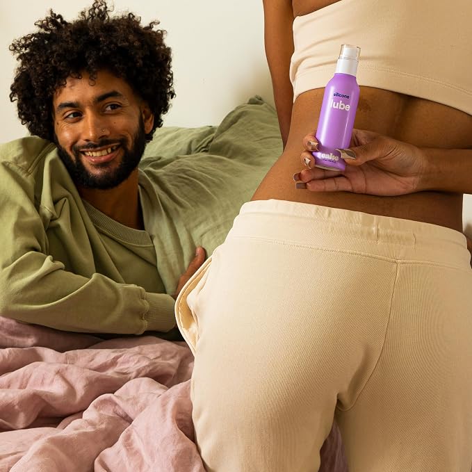 Hello Cake Silicone-Based Lube – Silky Smooth & Ultra Slippery, Long Lasting Premium Personal Lubricant – Water Resistant Lube for Men, Women, and Couples 3.3 fl oz