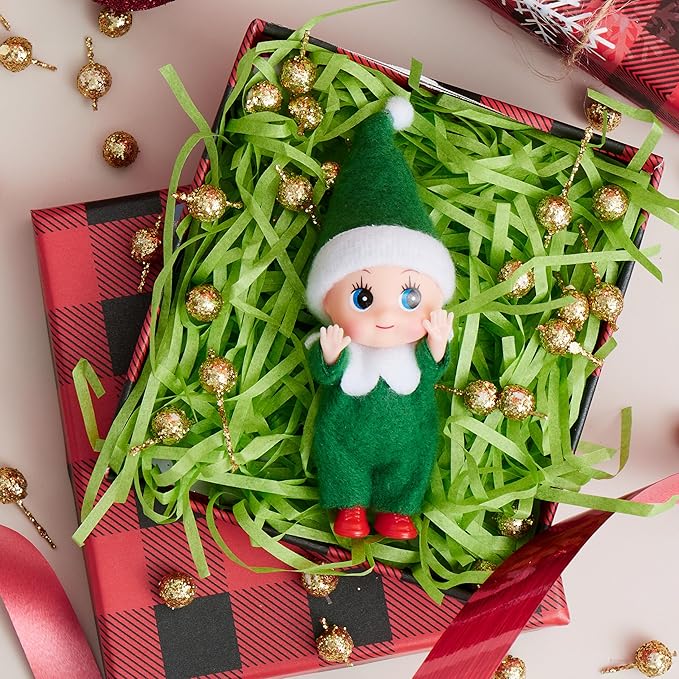 JOYIN 1 Pack Christmas Green Elf Soft Plush Toy for Adults Kids Accessories Party Favors Xmas Party Supplies Christmas Decor, Xmas Gift