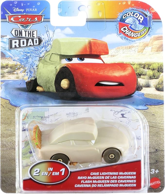 Disney Cars Toys Color Changers 2022 Cars On The Road Cave Lightning McQueen