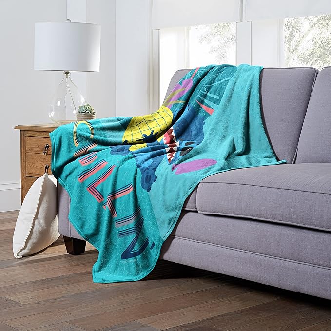 Northwest Lilo and Stitch Silk Touch Throw Blanket, 50" x 60", Stripey Stitch
