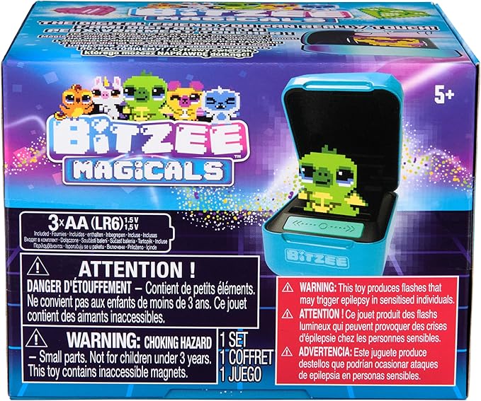 Magicals with 20 Interactive Characters Inside, Reacts to Touch, Digital Pet Kids Toys for Ages 5 and up