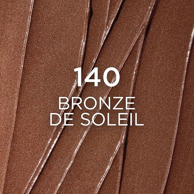L'Oreal Paris Lumi Bronze Le Stick Soleil Bronzer Stick, Cream-To-Powder Bronzer For A Sunkissed Face Makeup Glow, 140 Bronze De Soleil