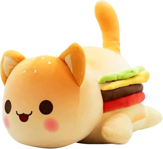 The Cutest Mashup Ever: Why the Hamburger Cat Plush is Taking Over Every Kid's Room