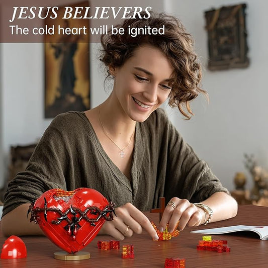 Build Your Faith Piece by Piece: The Sacred Heart of Jesus Model Set