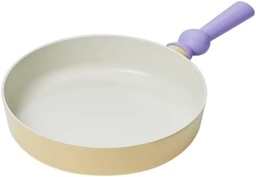 Neoflam Better Finger Kitchen Essential 9.5 Inch Stir Frying Pan with Handle, Healthy Cooking Nonstick Ceramic Coating Skillet, Induction Compatible Cookware, Made in Korea (24cm Frying Pan)