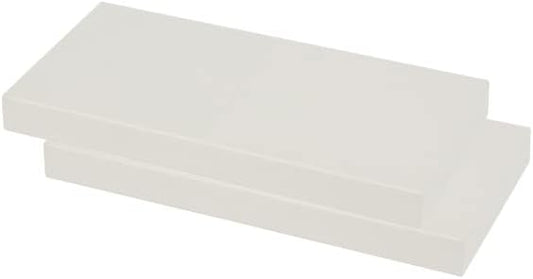 EverBlock 12” x 6” Full Size Building Block Finishing Cap Bulk Pack | Giant Building Blocks | Easy to Connect & Reuse | Indoor & Outdoor Use | Build Displays & Structures | White