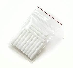 Wild Essentials 24 Pack Fiber Wick Essential Oil Inhaler Refills, 4 cm (1 5/8 inch) Blank Nasal Sticks for On The Go Aromatherapy Compact, Portable, Highly Absorbent, Degradation Resistant