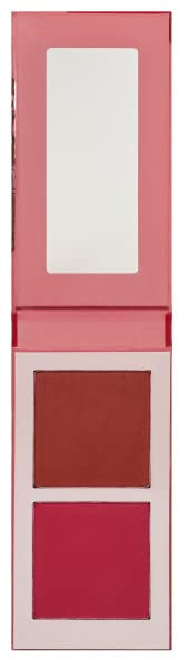 Juvia's Place Duo Blush Volume 3 - Matte Powder Blush for Cheeks Makeup | Highly Pigmented, Two Tone Make Up Powder Blush with Buildable Color for Natural or Bold Looks