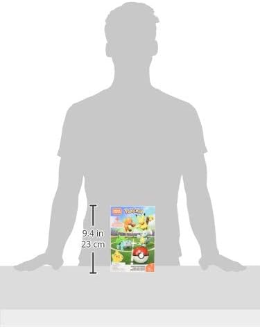 Mega Construx Pokemon Poké Ball and Figures Kanto Friends Building Brick Set 90 Pieces for Children 6 Years Old GCN21 [Amazon Exclusive]