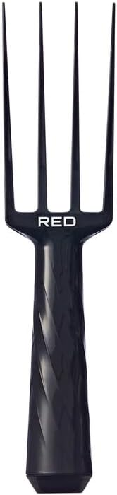 Red by Kiss Magic Touch Scalp Scratcher, Black, Flexible Teeth Scalp Massager for Braids, Locs, Weaves, Wigs & Protective Styles, Itch Relief, Shampoo Exfoliating Brush