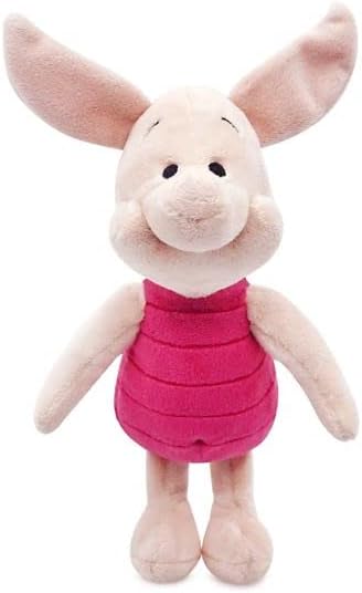 DISNEY STORE Official Mini Bean Bag Plushies - Piglet - Cute Stuffed Animal with Detailed Sculpting, Embroidered Features, Bean Bag Bottom Plush Toys for Kids