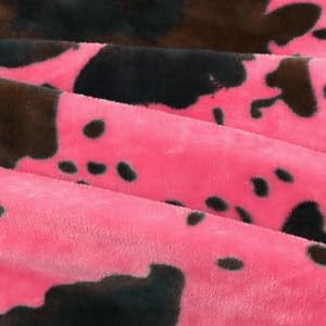 Hot Pink Blanket for Kids, Cute Warm Soft Toddler Blanket for Stroller Bed Nursery, Strawberry Pink Gifts for Girls Birthday Eeaster Mother's Day, Y2K Room Home Decor, 40x50inches