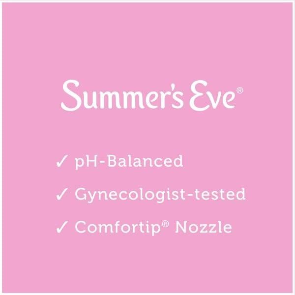 Summer’s Eve Island Splash Feminine Cleansing Douche, Odor Control, pH Balanced, Gynecologist Tested, Fresh Scent, 4.5 Ounce Each, 2 Count (Pack of 12)