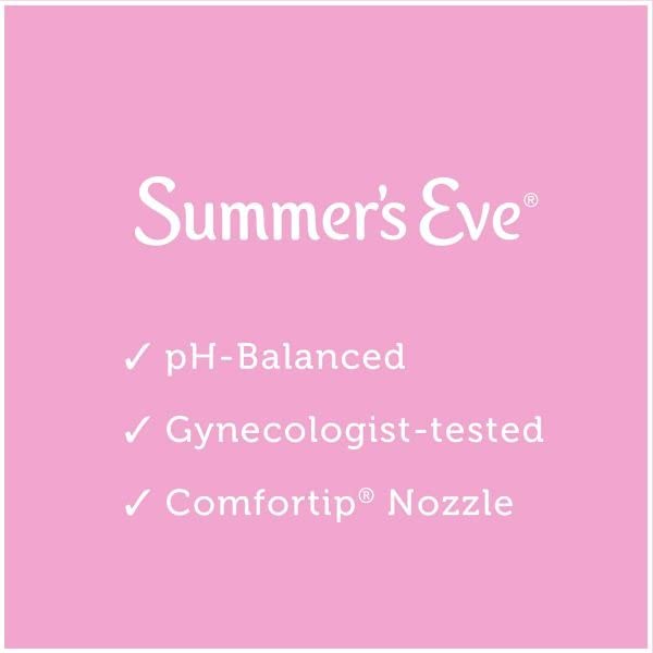 Summer's Eve Feminine Cleansing Douche for Freshness, Odor Control and Intimate Care, Island Splash Scent, pH Balanced, 4.5 Fluid Ounce (Pack of 1)