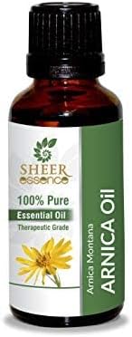 Arnica Flower Essential (Arnica Montana) Obtained from Distillation|Flower Extract of Arnica 100% Pure & Natural Therapeutic Grade for Aromatherapy Use 1.69 Fl. Oz