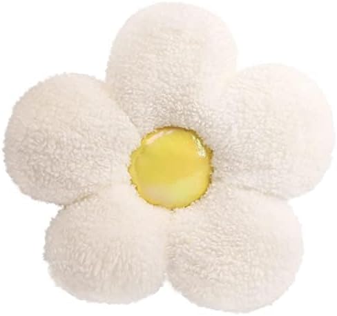ARELUX Flower Plush Pillow Stuffed Animal Cute Room Decor Indie Flower Throw Pillows Soft Chair Floor Cushion Giant Flower Toy Gifts for Kids 14in