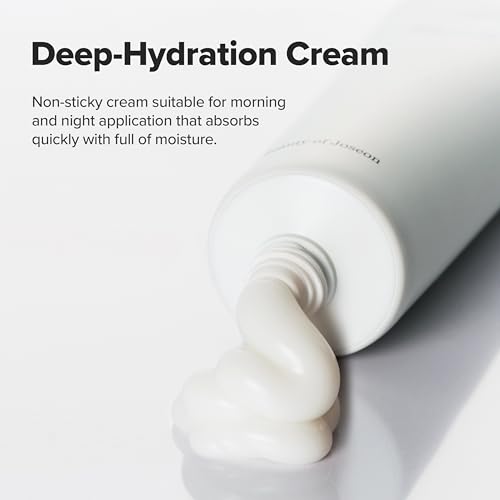 Beauty of Joseon Glow Deep Serum Rice + Alpha-Arbutin (30ml, 1.01 fl.oz.) with Dynasty Cream Hydrating Face Moisturizer (50ml, 1.69 fl.oz.), Korean Skincare